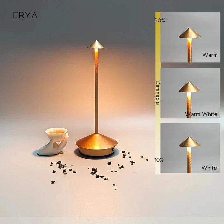 Genopladelig Bordlampe Kreativ Spisestue Touch Led Pina Pro Bordlampe Hotel Bar Kaffe Skrivebord Lampe Dekorativ Skrivebord Lampe