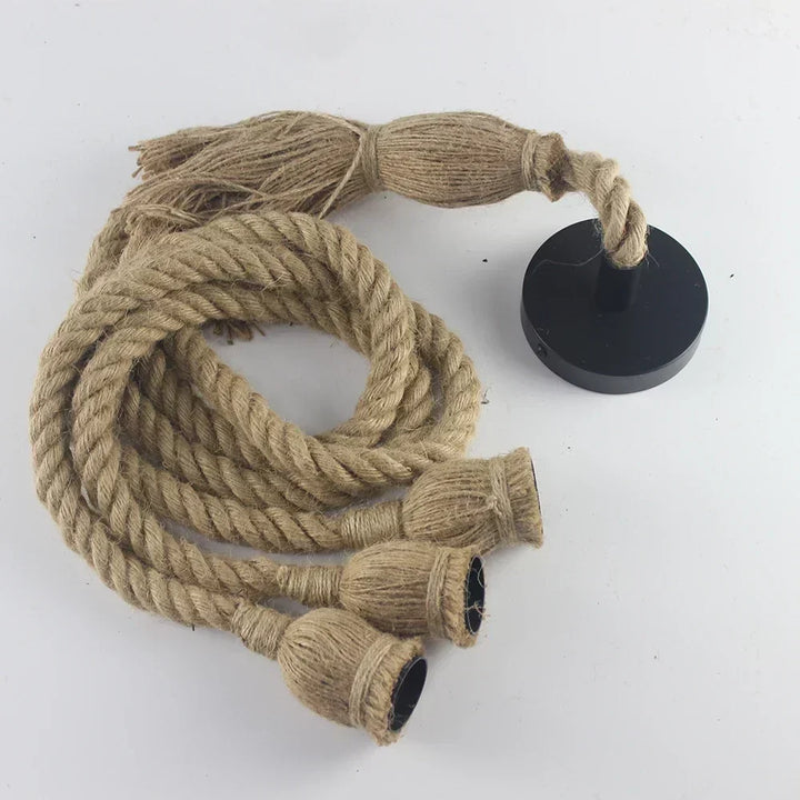 Vintage Hamp Sejl Pendant Lys