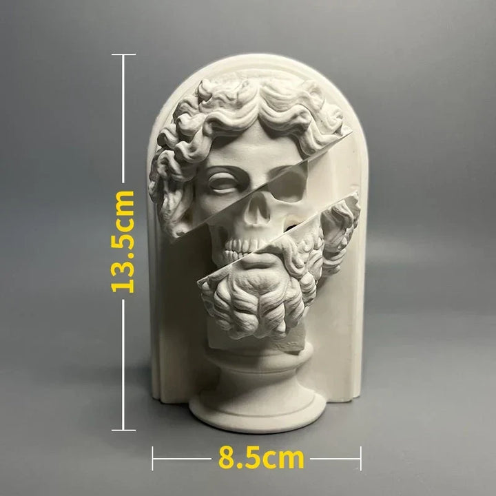 Nordisk INS Stil Karakter Plaster Statue DIY Malet Skitse Fotografi Rekvisitter Bord Dekorationer Hjem Kunst Plaster Dekoration