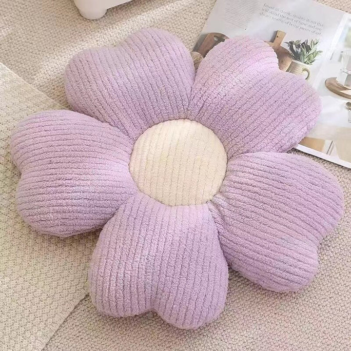 Fluffy Kløver Blomster Pude