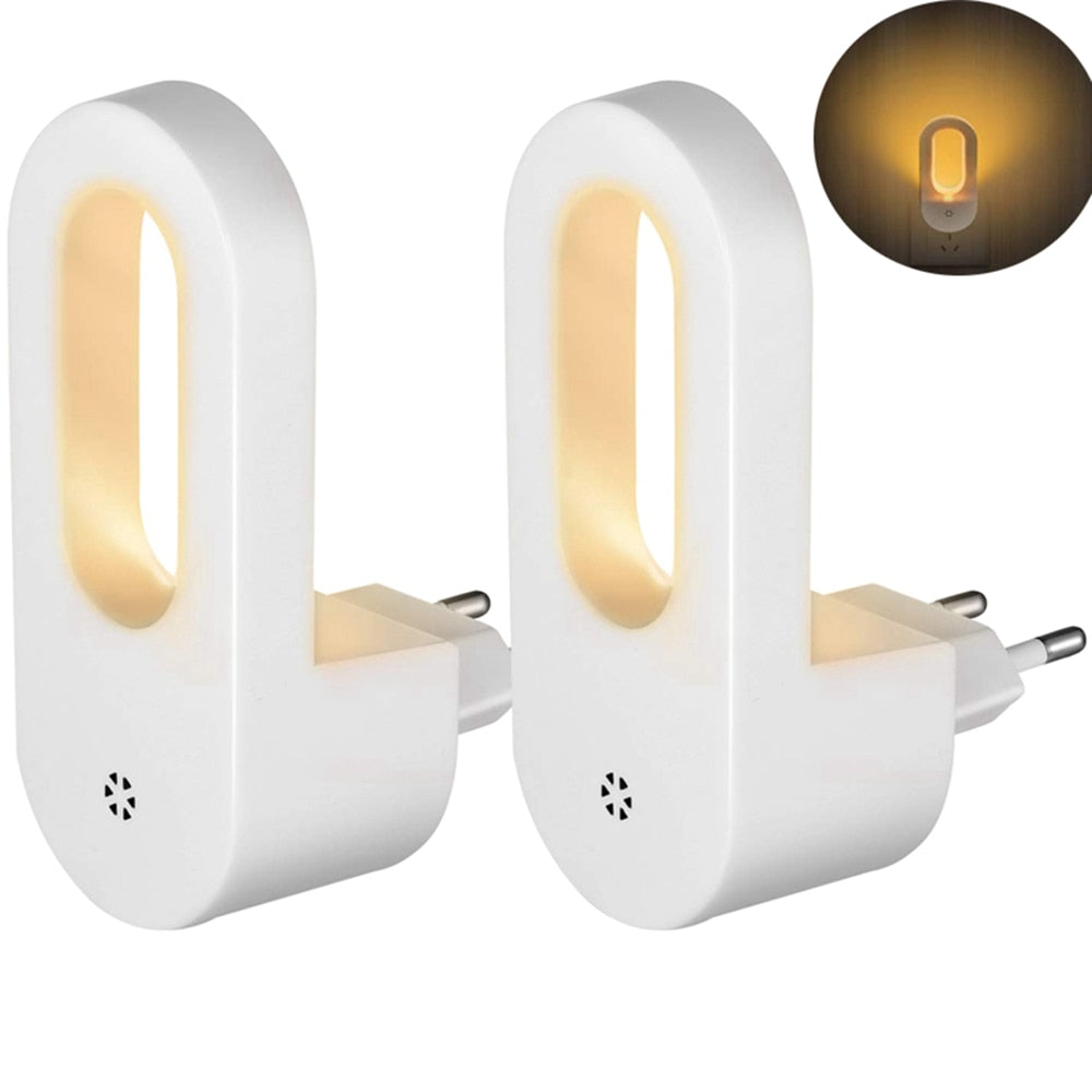 Twilight Sensor Energisparende Stikkontakt Væglampe