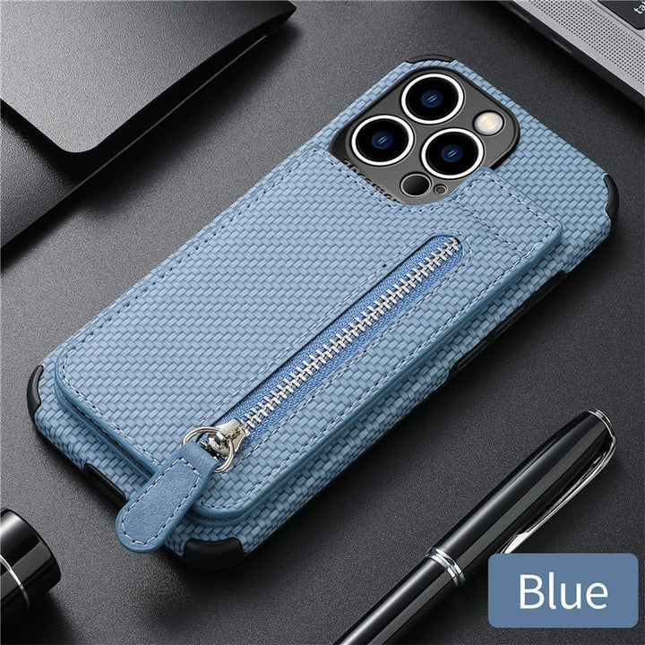 Zip Zip Elegance Wallet iPhone Cover