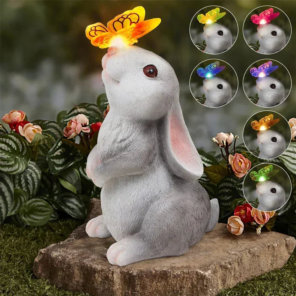 Sommerfugl og Blomst Hare Have Lys