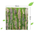 DIY Vægdekoration Grøn Plante Bark