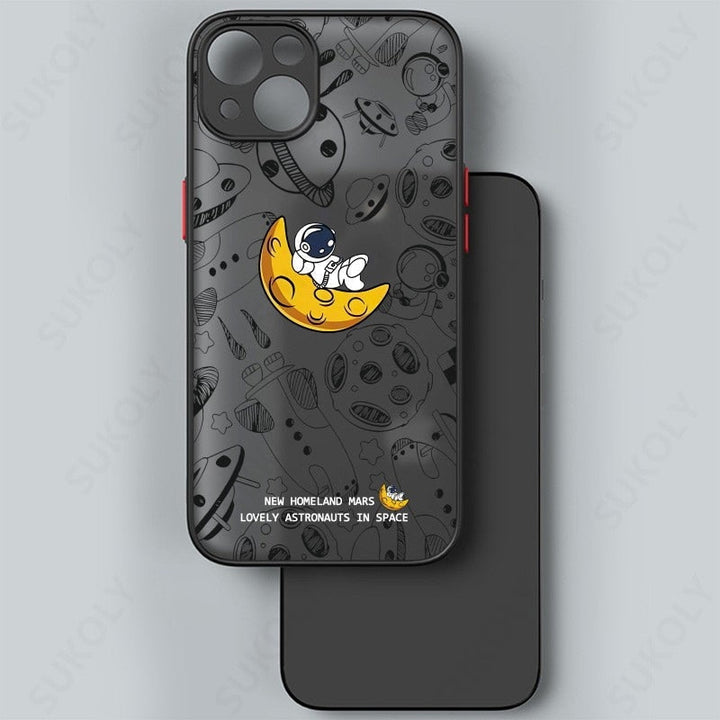 Space Road Relax Astronaut iPhone Cover