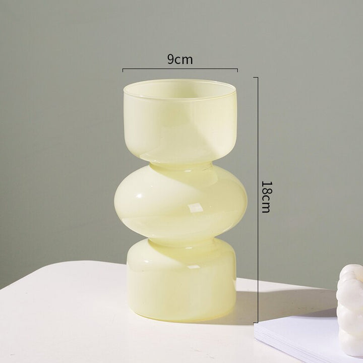 Glas Dyre Vase - Multifarvet