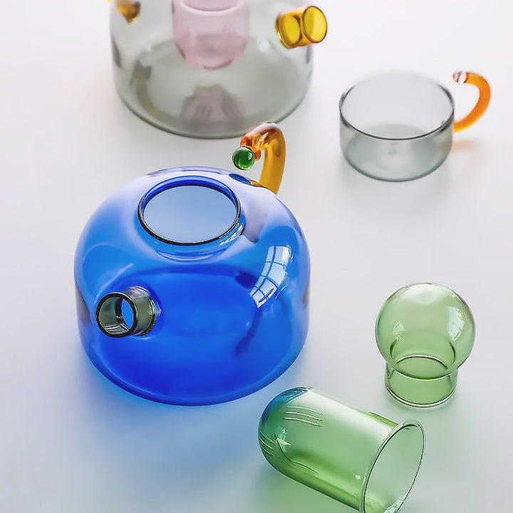 farverigt glas service