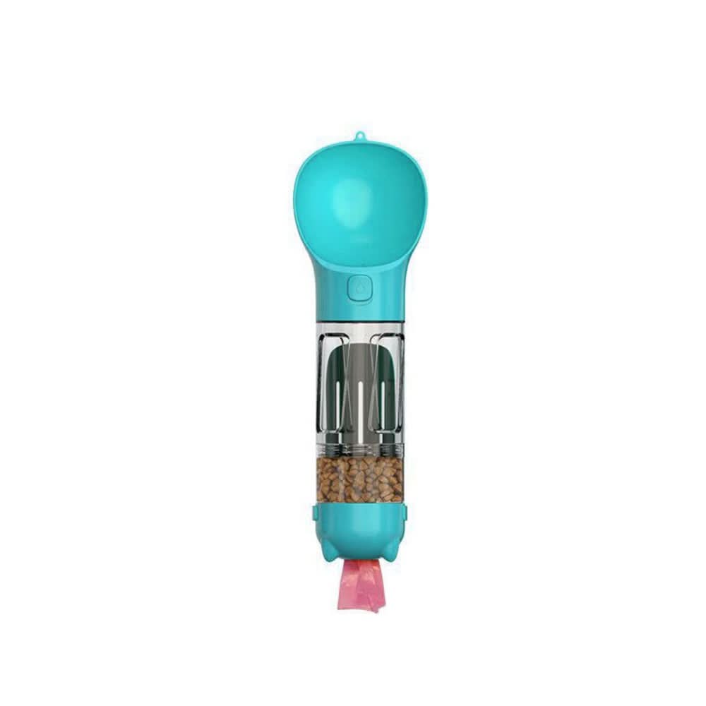 Snackbuddy Pro – 2-i-1 Vand- &amp; Madflaske med Affaldsposeholder