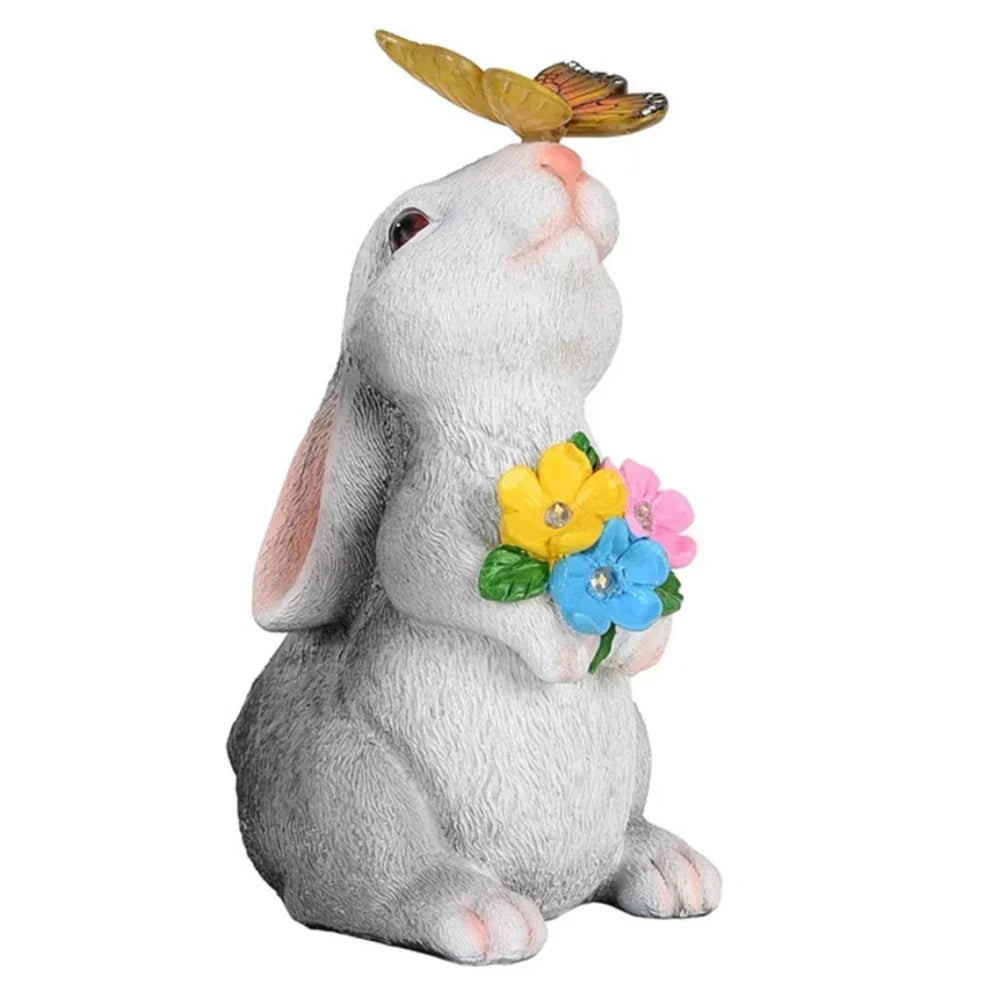 Sommerfugl og Blomst Hare Have Lys