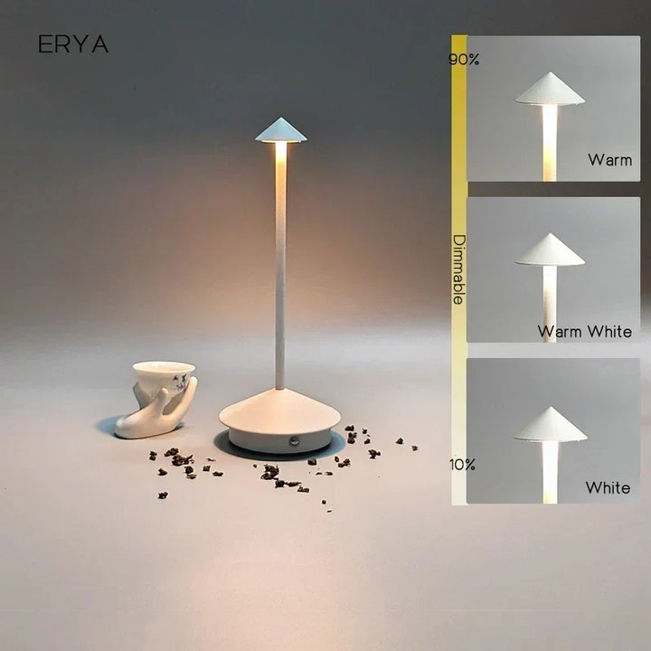 Genopladelig Bordlampe Kreativ Spisestue Touch Led Pina Pro Bordlampe Hotel Bar Kaffe Skrivebord Lampe Dekorativ Skrivebord Lampe