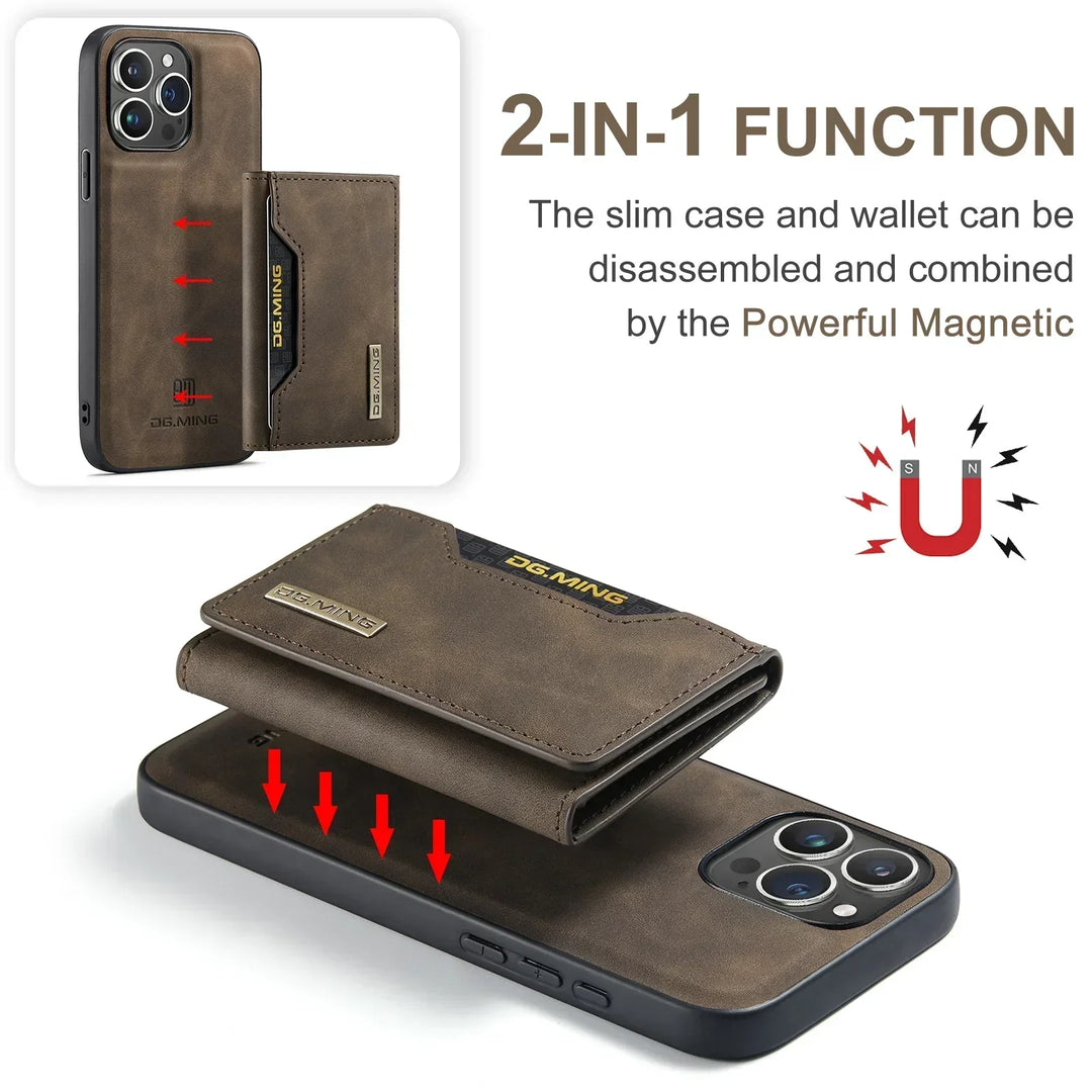 2-i-1 iPhone-etui med aftagelig pung