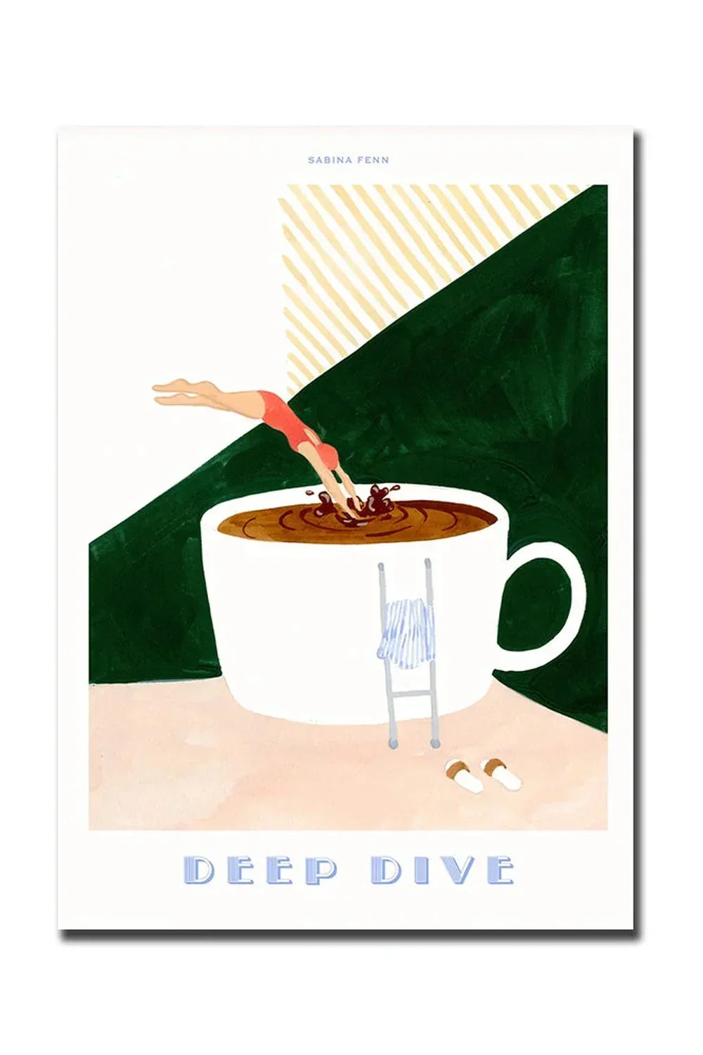 God Morgen Kaffe Lærred Plakat