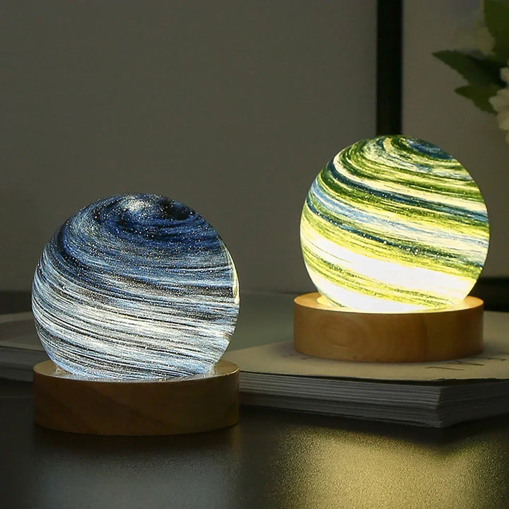 CosmicGlow - Mini natlys 3D - soldekoration LED - galakse atmosfære
