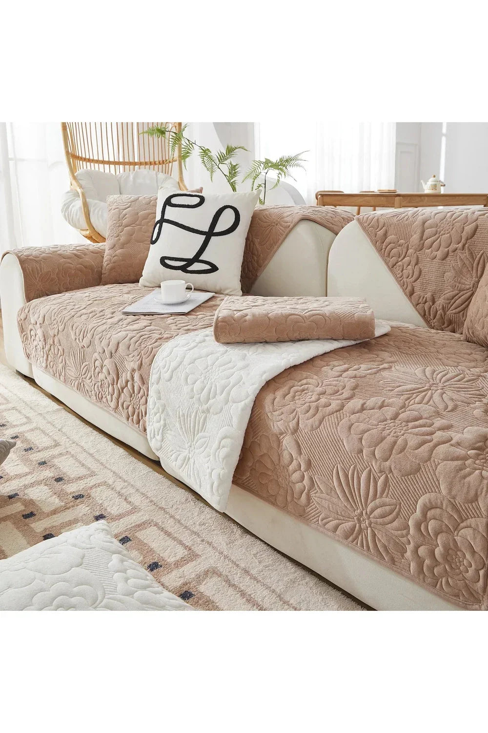 Plush sofaovertræk |