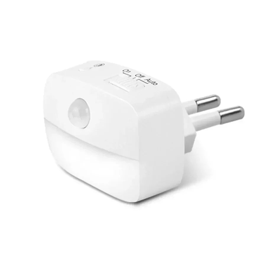 LumoSense LED Nattelys | Med bevægelses- og lyssensor | Dæmpbar og energieffektiv | Varm hvid og kold hvid
