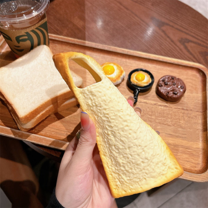 3D Lækkert Toast Armor Telefon Case