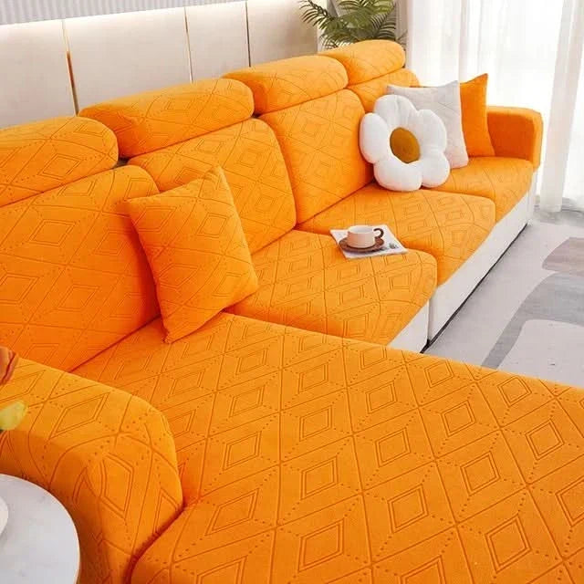SlipBliss - Elegant Jacquard Non-Slip Sofa Cover
