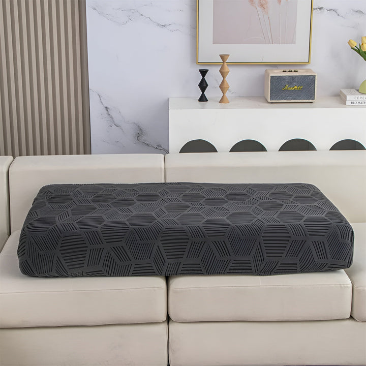 Jacquard Sofa Betræk med Geometrisk Mønster – Blødt &amp; Kæledyrsvenligt | Perfekt til Beskyttelse og Hygge i Boligen |