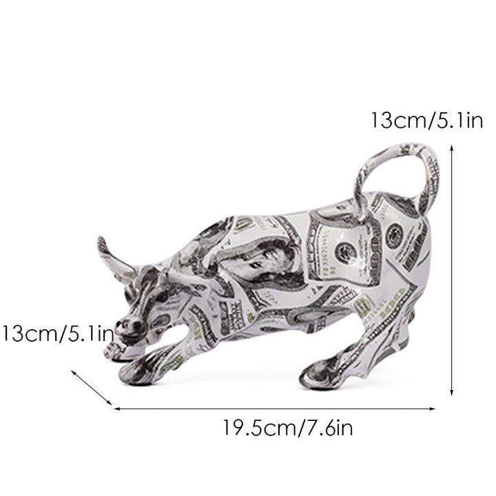 Graffiti-Maleri Harpiks Tyr Figurer Hjem Stue Soveværelse Kontor Skrivebord Feng Shui Ornamenter Samling Statuer