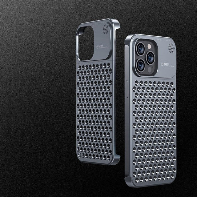 Metal Vent Premium Aluminiumlegering iPhone Cover