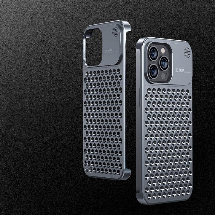 Metal Vent Premium Aluminiumlegering iPhone Cover