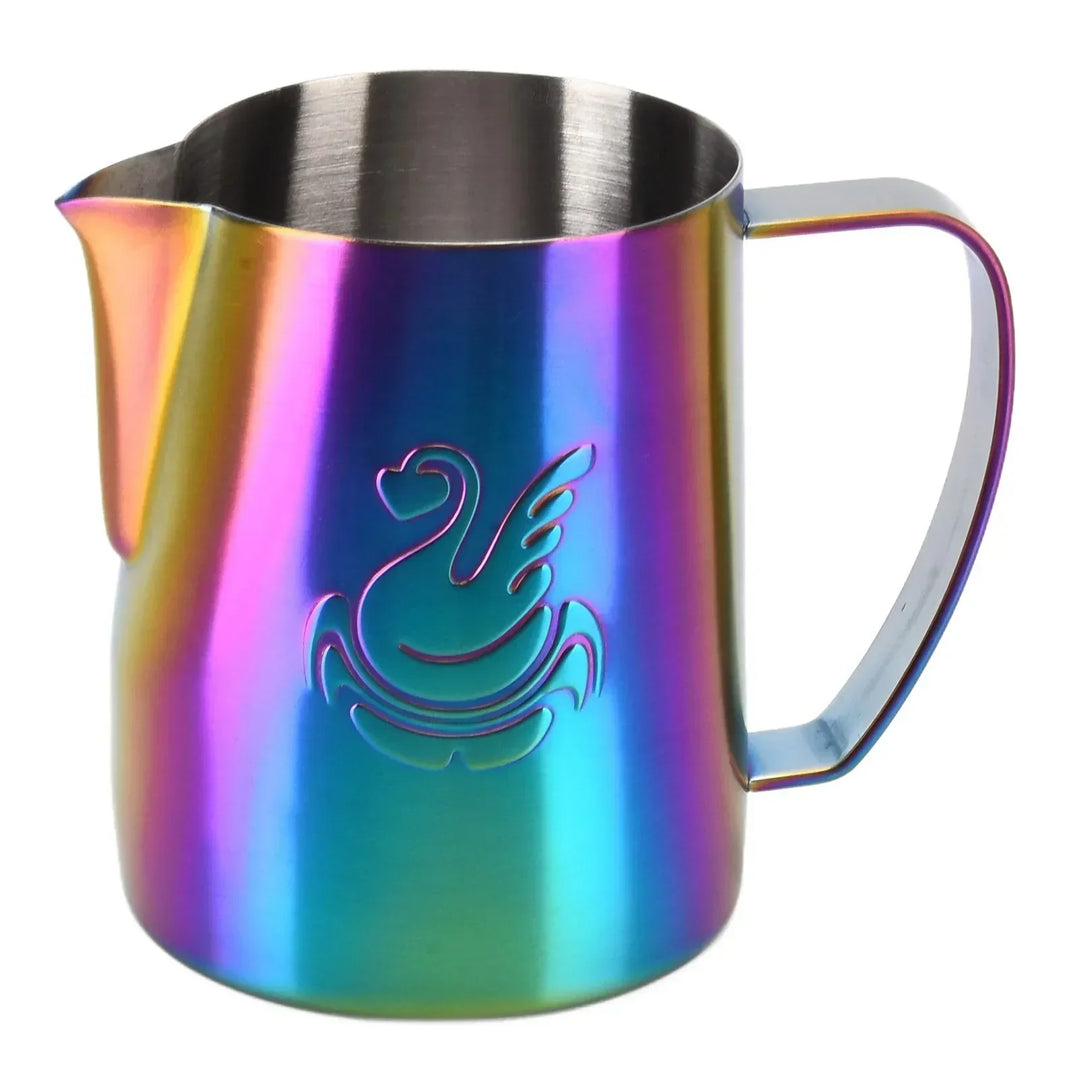 600ml rustfrit stål kaffekande mælkeskummer kop flødeskum maker espresso latte art værktøj elegant svane