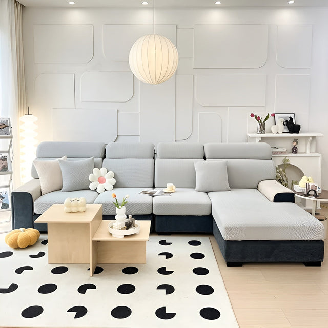 Elastic Sofa Cover – Vandafvisende og Skræddersyet | Beskyttelsesbetræk Fremstillet af Strækstof |
