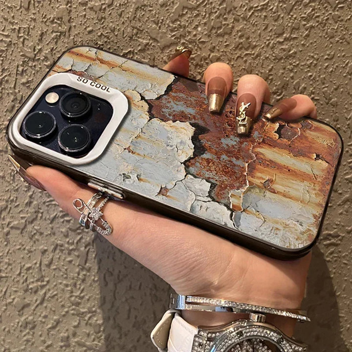 Industriel Rust Finish Stødabsorberende iPhone Cover