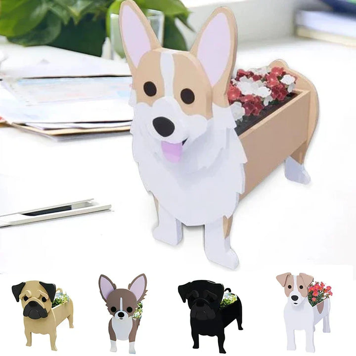Blomsterpotte - Pawsome - Hund Planteringsbeholder - Forskellige Racer