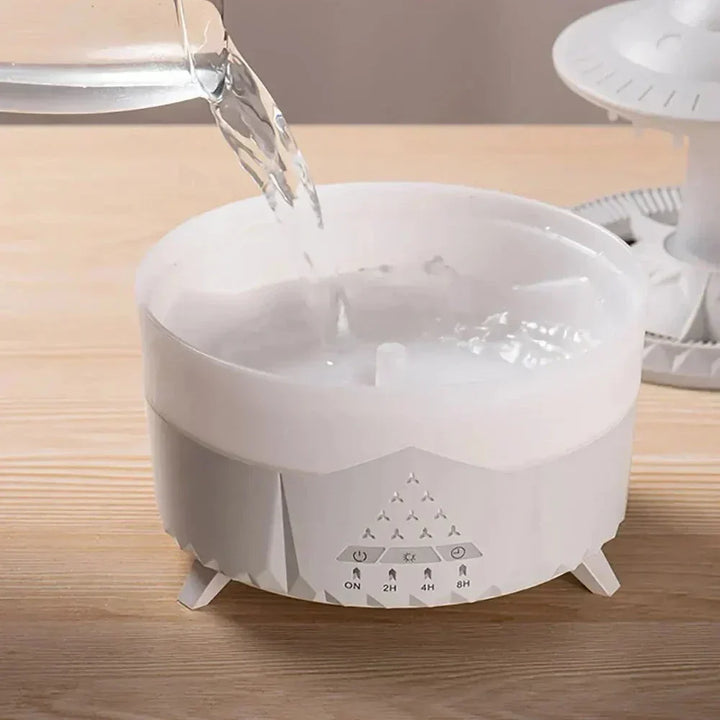 UFO Luftfugter | Ultrasonisk Aromaterapi Diffuser med Fjernbetjening - Grosven