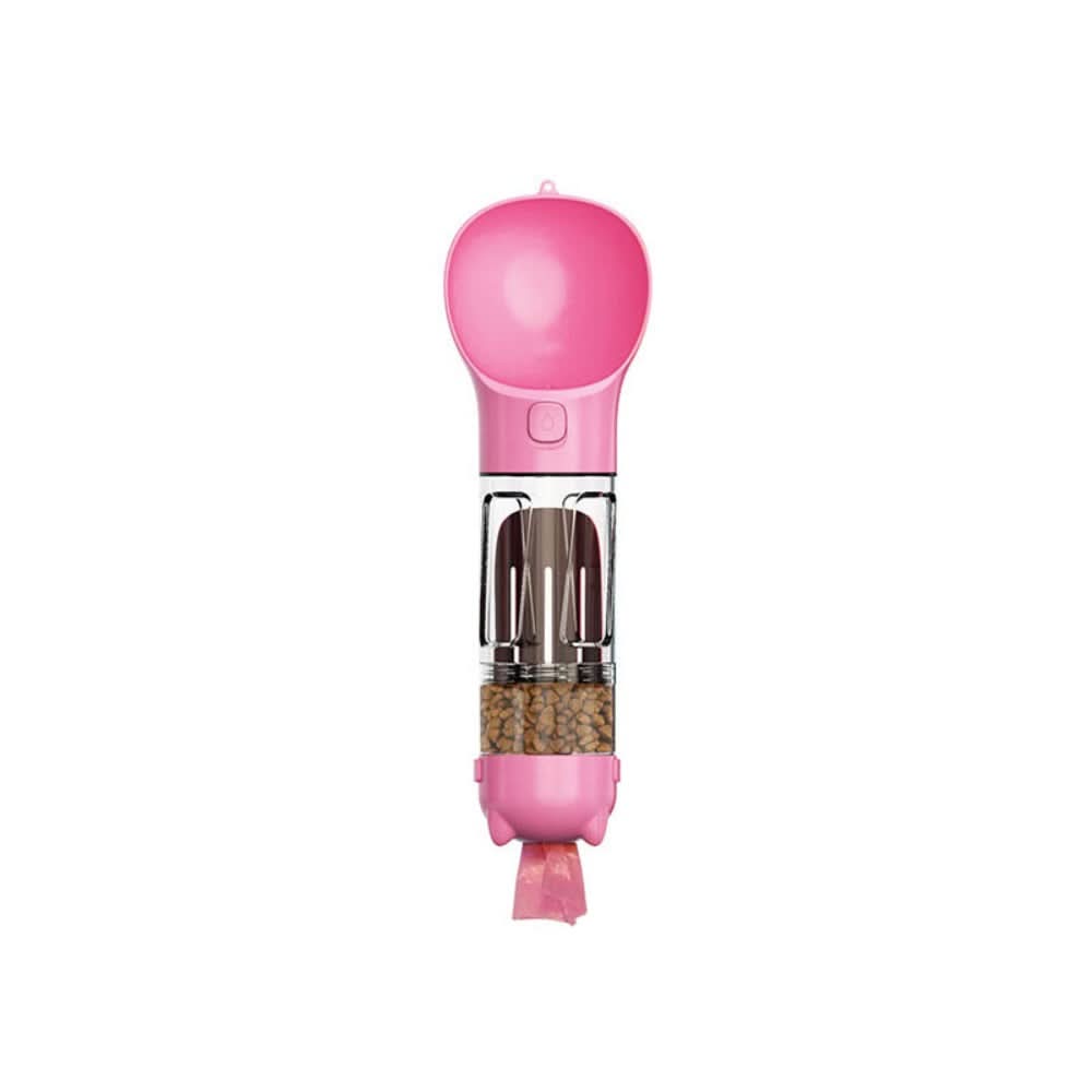 Snackbuddy Pro – 2-i-1 Vand- &amp; Madflaske med Affaldsposeholder