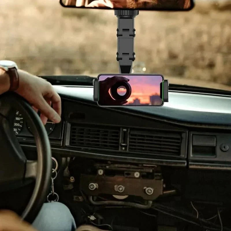 360° Biltelefonholder til Bagview Spejl