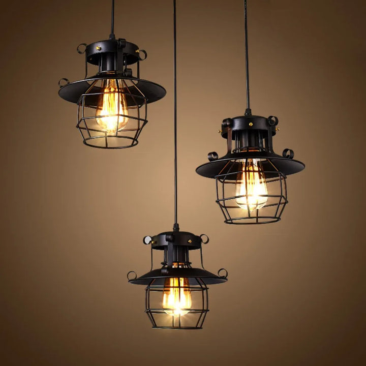 Norah Retro-Industriel Pendellampe