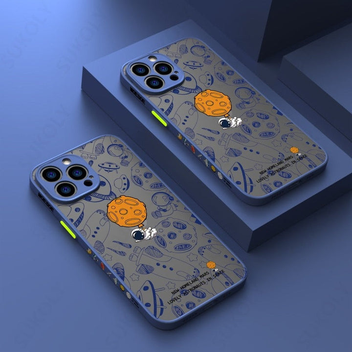 Space Road Relax Astronaut iPhone Cover