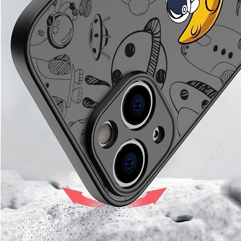 Space Road Relax Astronaut iPhone Cover
