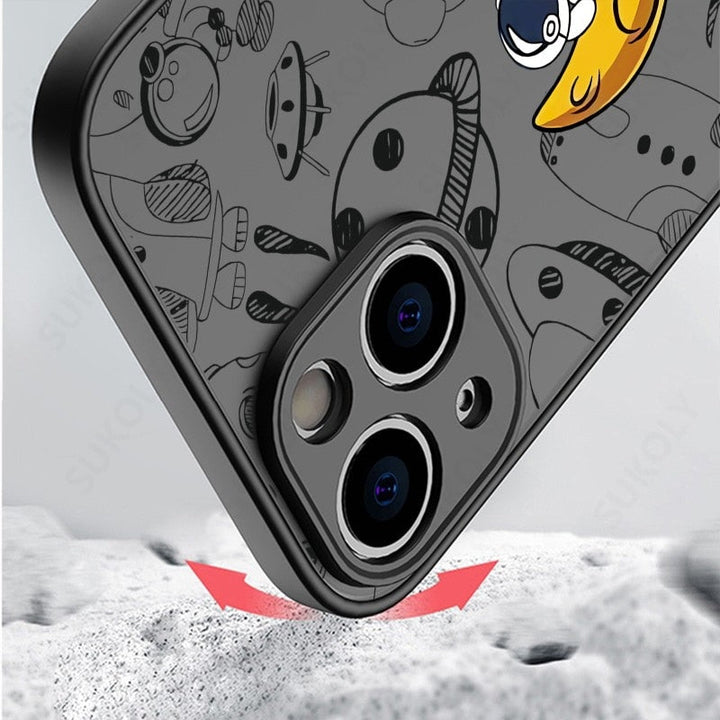 Space Road Relax Astronaut iPhone Cover