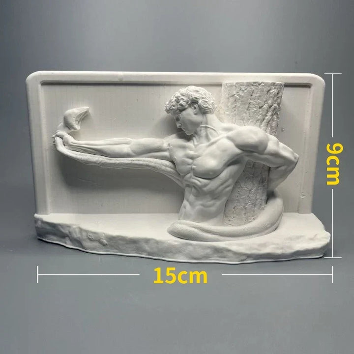 Nordisk INS Stil Karakter Plaster Statue DIY Malet Skitse Fotografi Rekvisitter Bord Dekorationer Hjem Kunst Plaster Dekoration