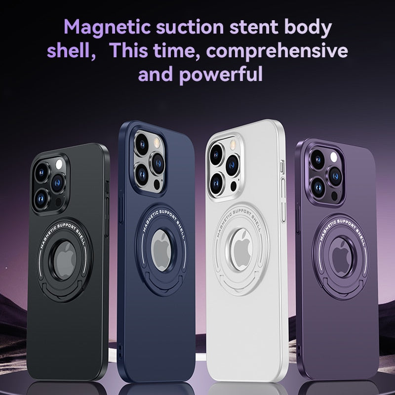 Magsafe Kompatibel Magnetisk Ring Telefonetui Stativ