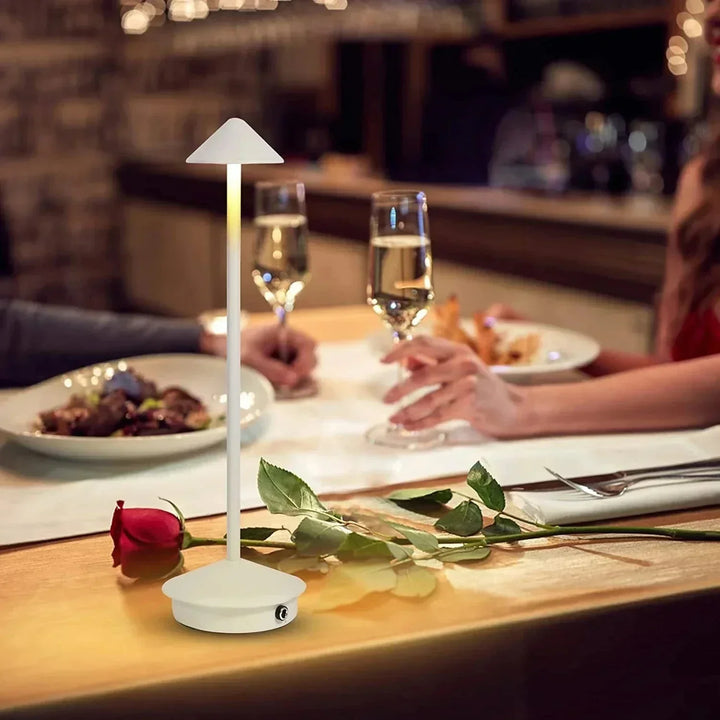 Genopladelig Bordlampe Kreativ Spisestue Touch Led Hotel Bar Kaffe Pina Pro Bordlampe Dekorativ Skrivebordslampe