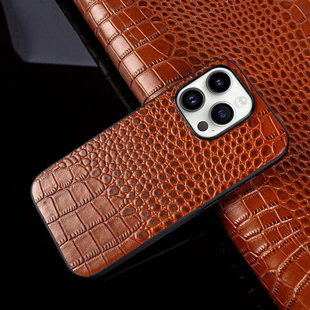 Cosmo ægte læder iPhone cover