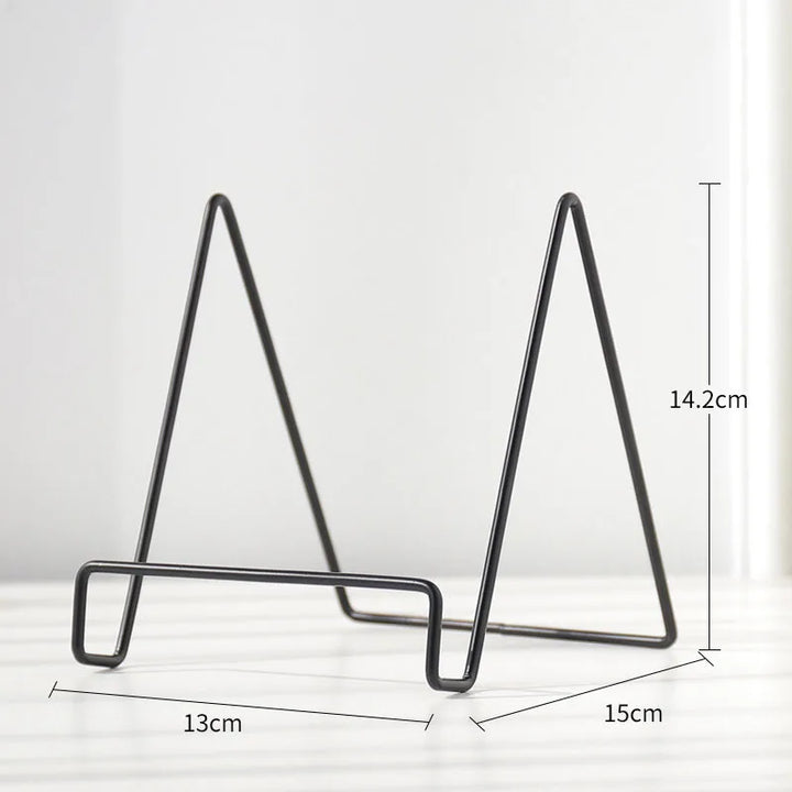 Jern Kunst Multi-Brug Display Stativ: Alsidigt magasin-, tallerken-, billede- og fotoalbumstativ til hjemmeindretning