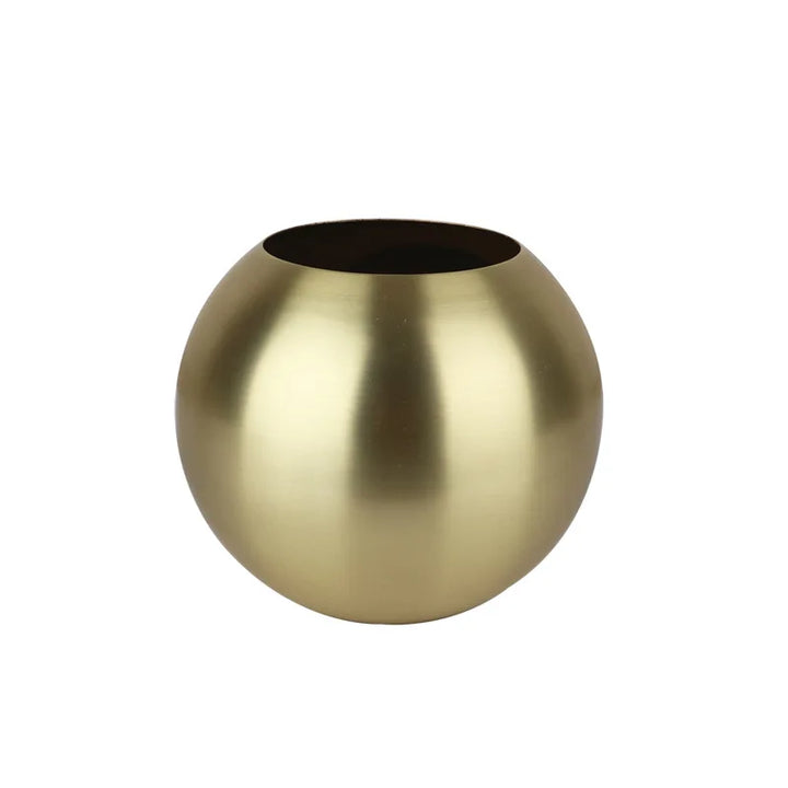 Stål Vase i Nordisk Stil Desktop Blomsterpotte BeFlower Pots Guld Sort Roséguld Klassisk Hjem Deko