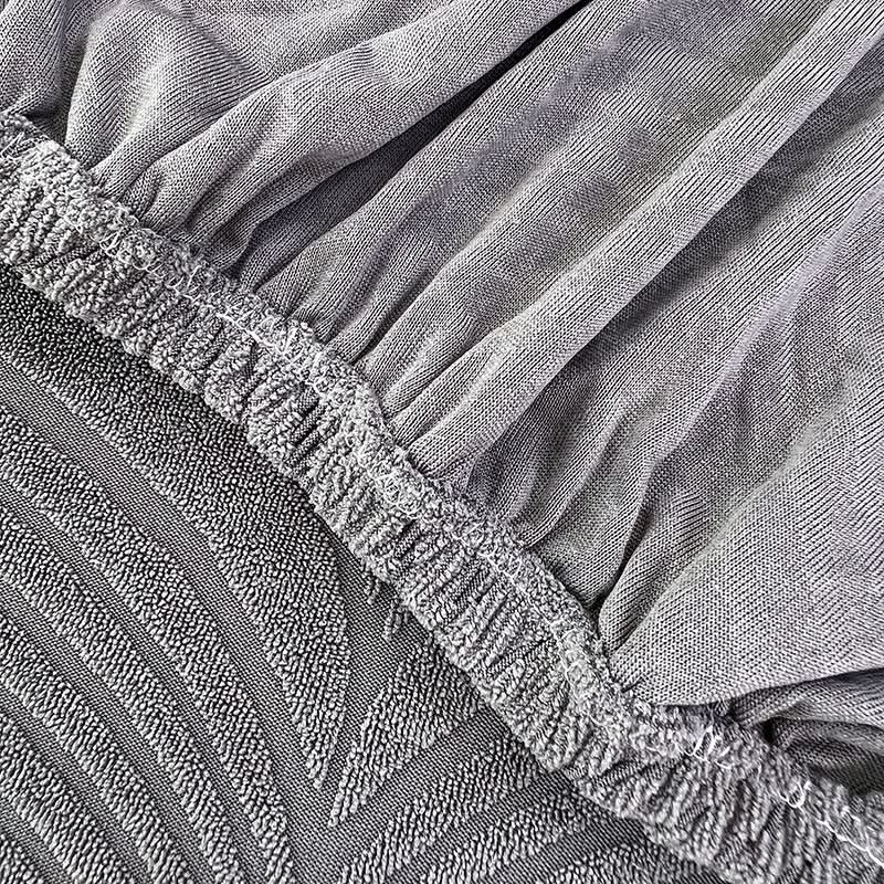 PlushSecure - Elegant Jacquard Sofa Betræk til Skridsikker Komfort