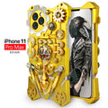 Mechanic Skull Cyberpunk Stil iPhone Cover