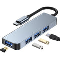 Thunderbolt 3 USB-C Hub med HDMI, PD, SD/TF til MacBook Air M1 og iPad Pro