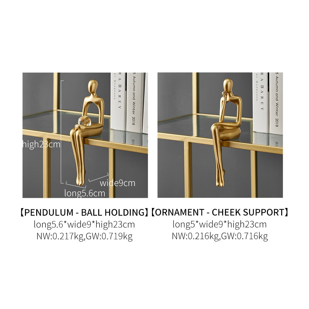 Moderne Figurer Abstrakt Hjem Deko Skulptur