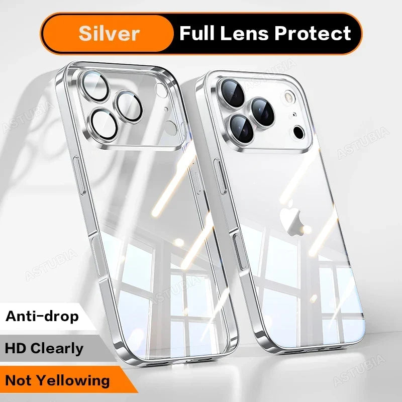 Stødabsorberende Luksus Plating iPhone Cover