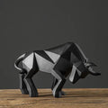 YuryFvna Moderne Geometrisk Tyr Statue, Ornament, Café, Tyr Skulpturer, Dyrefigurer, Abstrakt Hotel Hjem Dekoration