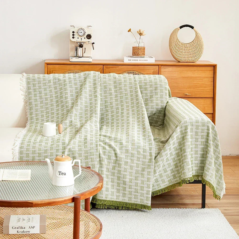 DualComfort Vendbar Sofapude – Stilfuld, Vaskbar Sofa Beskytter til 3–4 Personers Sofaer