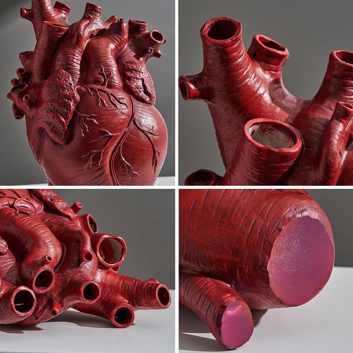 Hjerte Tørrede Planter Kunstnerisk Vase